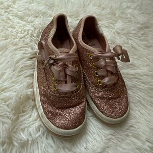 Kids Sparkly Dress Shoes - Glittery Pink